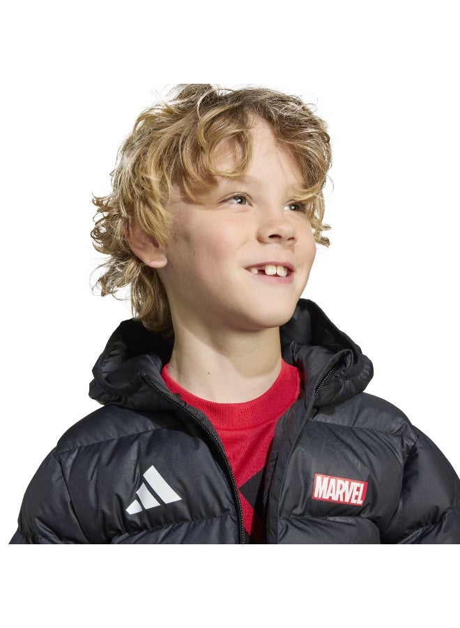 Adidas Marvel Spider-Man Jacket Kids Black Jacket (Technical Filled) Jackets For Kids - Image 5