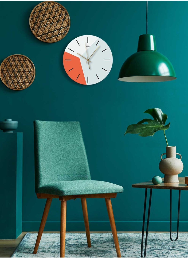 LOWHA Acrylic Battery Operated Wall Clock with Light Colors Design, For Home, Living Room, Office, Decor  - Image 4