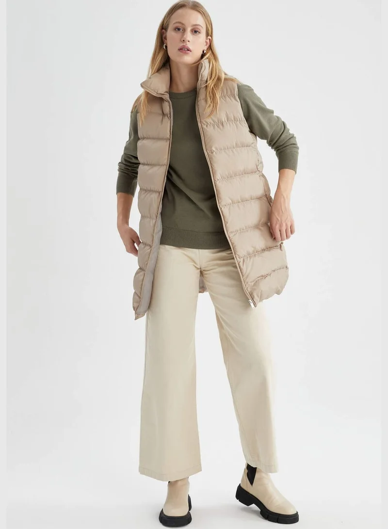 DeFacto Woman Regular Fit Zipper Outer Wear Vest