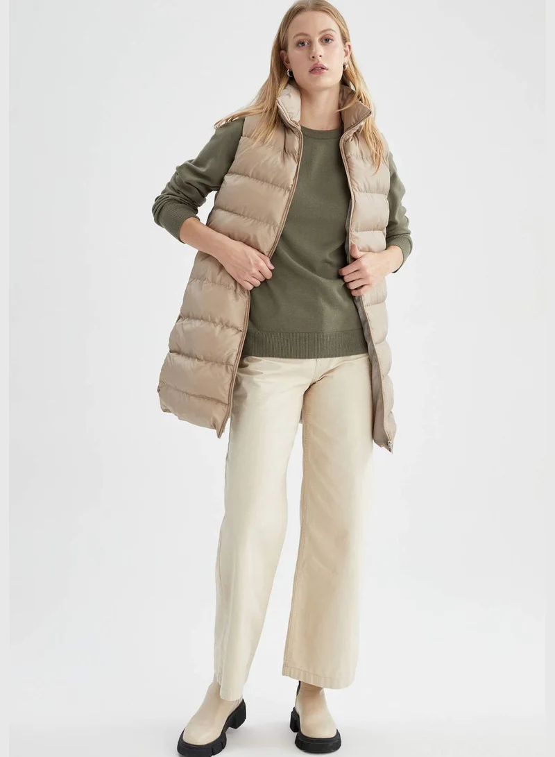 DeFacto Woman Regular Fit Zipper Outer Wear Vest