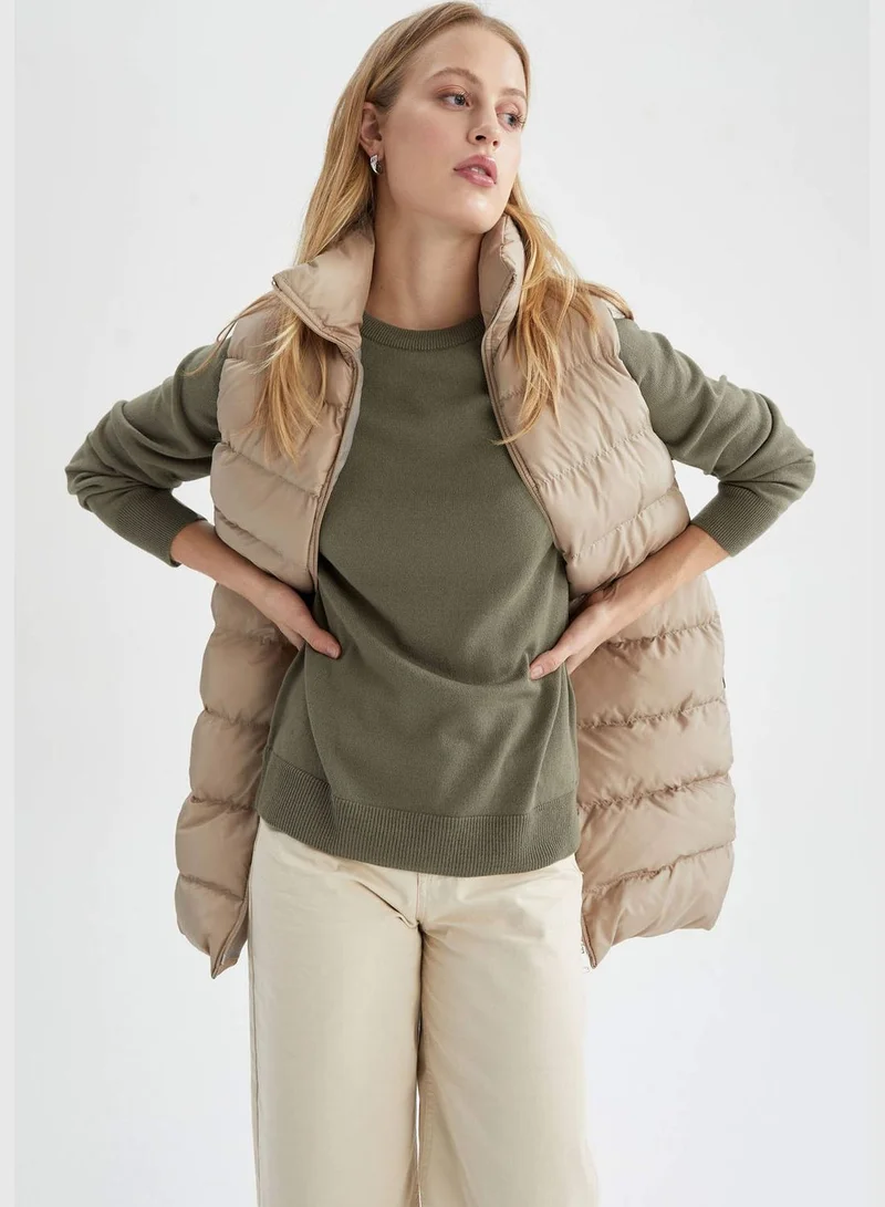 DeFacto Woman Regular Fit Zipper Outer Wear Vest