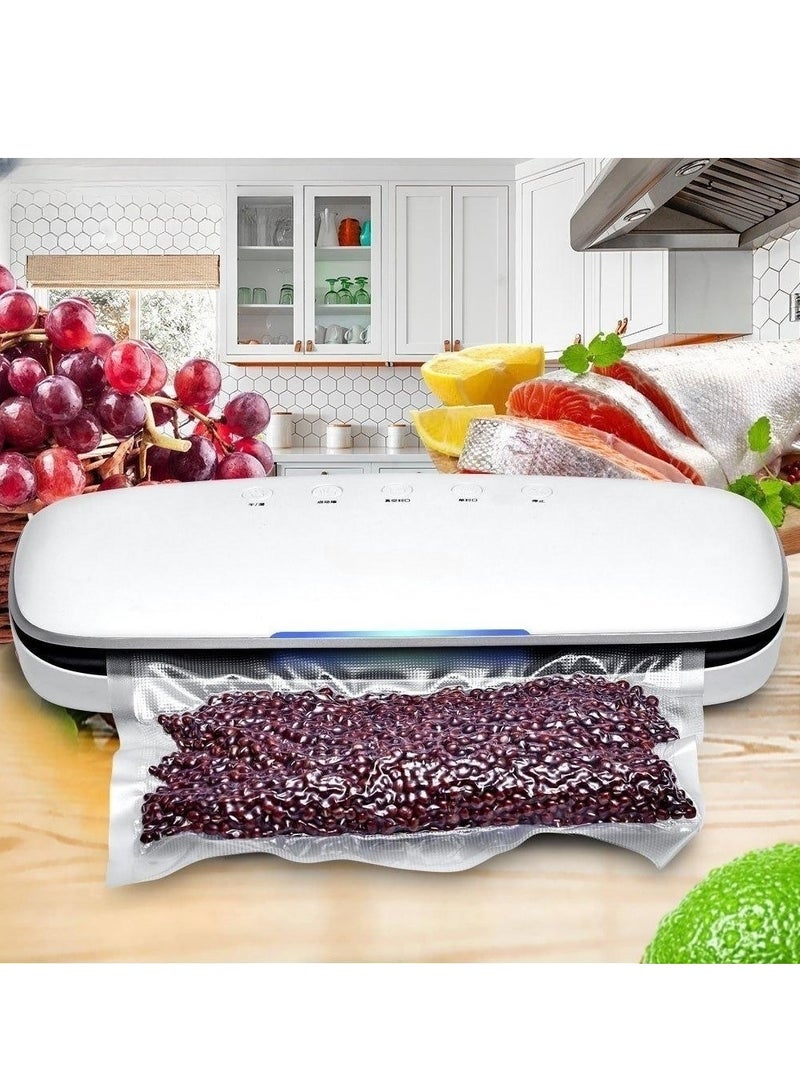 SYOSI Vacuum Sealer Machine Automatic Sealer Machine One-Touch Sealing Vacuum for Food Preservation Storage Saver Dry And Moist Food Modes - Image 3