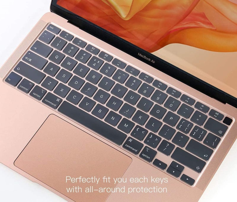CaseBuy Premium Ultra Thin Keyboard Cover for MacBook Air 13.3 inch 2021 2020 Model A2179 A2337 M1 Chip, MacBook Air 13 inch M1 TPU Protective Skin(Not Fit 2022-2025 Air M2 M3 M4 A2681 A3113 A3240) - Image 4