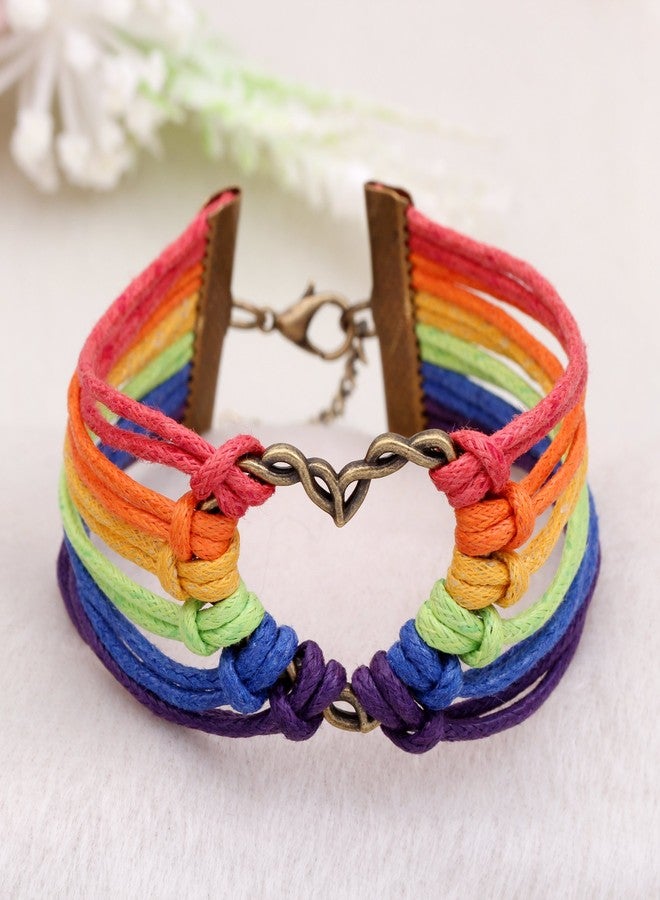 Infinity Collection LGBT Bracelet, Lesbian Pride Jewelry, Rainbow Pride Bracelet & Lesbian Gifts - Image 5