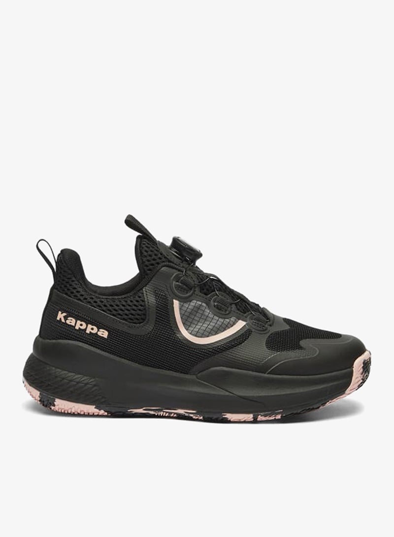 كابا حذاء رياضي نسائي بتفاصيل شعار وإغلاق برباط - Image 1