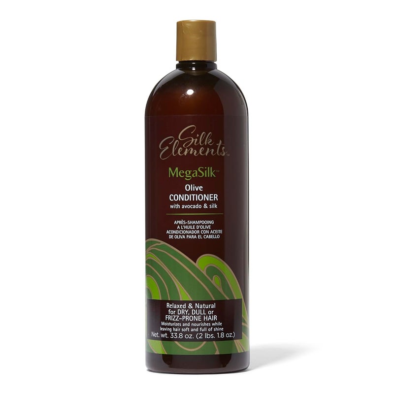 Silk Elements MegaSilk Olive Conditioner, 33.8oz - Image 2