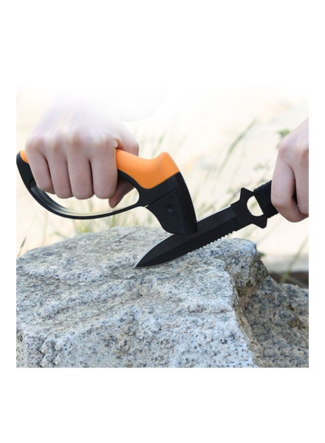 Aknur Carbide Knife Sharpening Tool Black/Orange 140x20x65mm - Image 3