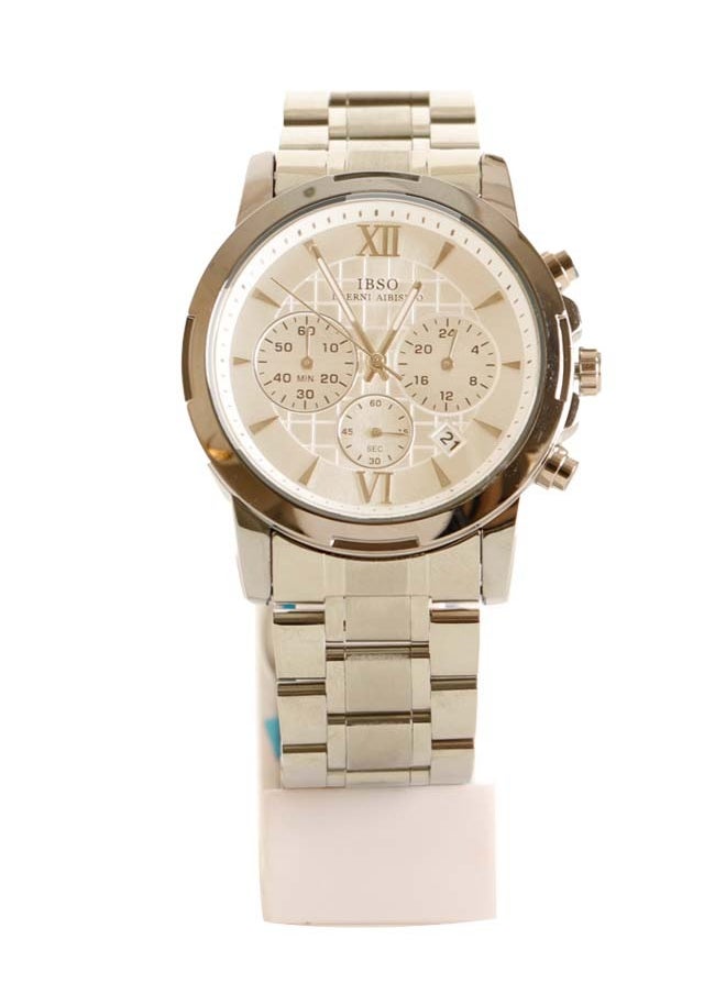 IBSO - IBSO Classic Watch for Men-Chronograph- Quartz - Silver stainless steel Band - IBM23 - Image 1