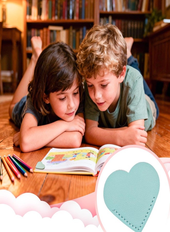 ٢٦ قطعة من فواصل الكتب الجلدية على شكل قلب، مشابك زاوية لطيفة للقارئات، هدايا إبداعية لمحبي الكتب/المعلمين/الطلاب - لوازم مكتبية ومنزلية - Image 5