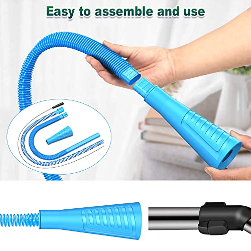 Sealegend 2 Pieces Dryer Vent Cleaner Kit Dryer Lint Vacuum Attachment, Dryer Vent Cleaning Lint Remover 2 Hoses Tools for Home Improvement - Image 2