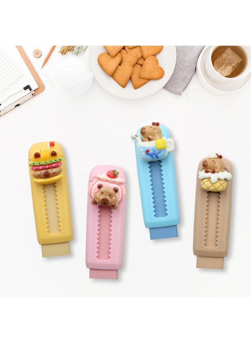  طائرة ورقية محايات قابلة للسحب من، محايات  لطيفة للاطفال، محايات اقلام رصاص لطيفة، ممحاة مطاطية تعمل بالدفع والسحب للاطفال الاولاد والبنات والطلاب ومحبي كابيبارا، لوازم مكتبية للمدرسة والمكتب، 4 - Image 4