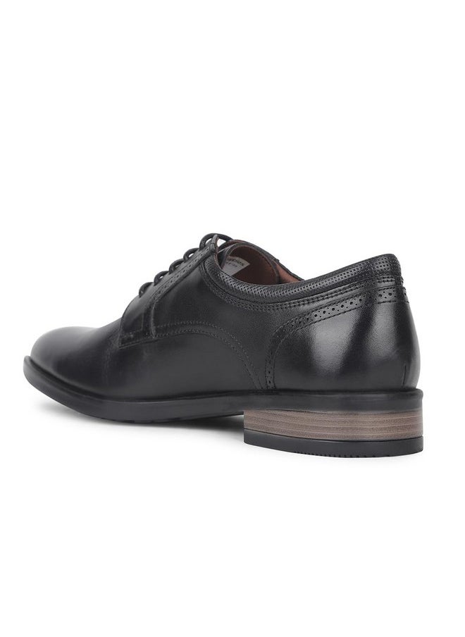 Hush Puppies - Hush Puppies Men's Wolfhound PT Oxford Black Leather (8246189) - Image 1