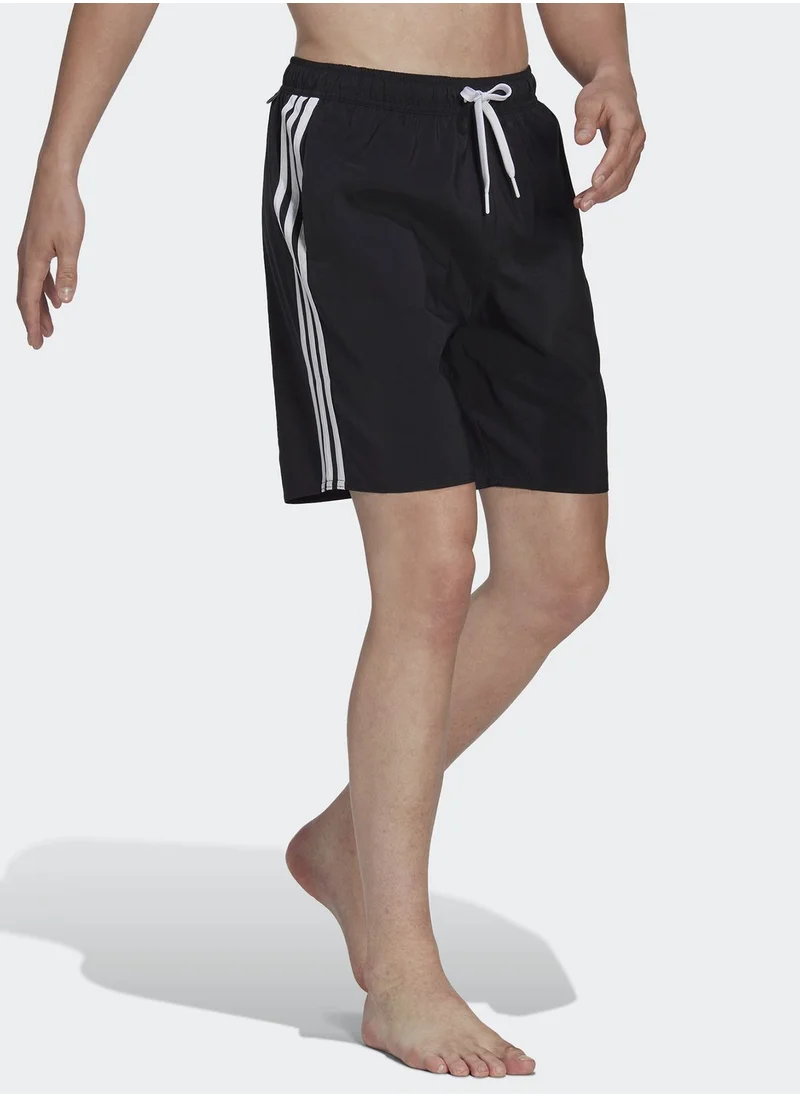 Adidas 3 Stripes Classic Swim Shorts