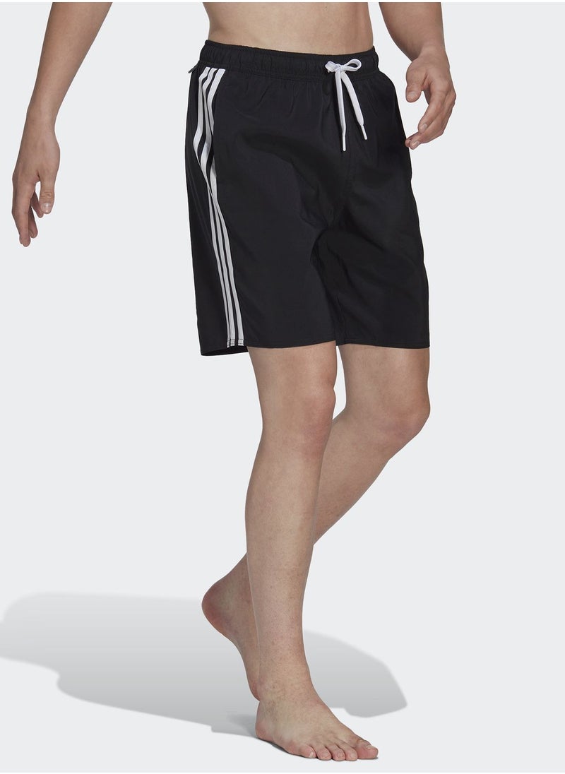 Adidas - 3 Stripes Classic Swim Shorts - Image 1
