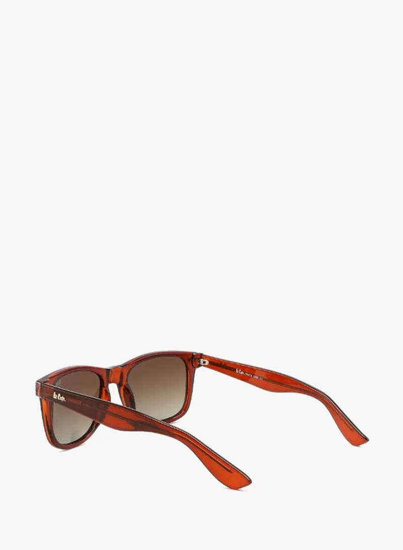Lee Cooper  Polarized Sunglasses Shiny Brown Frame Gradient Brown Mirror Lens 52mm  - LC1018C03  | Best Price UAE