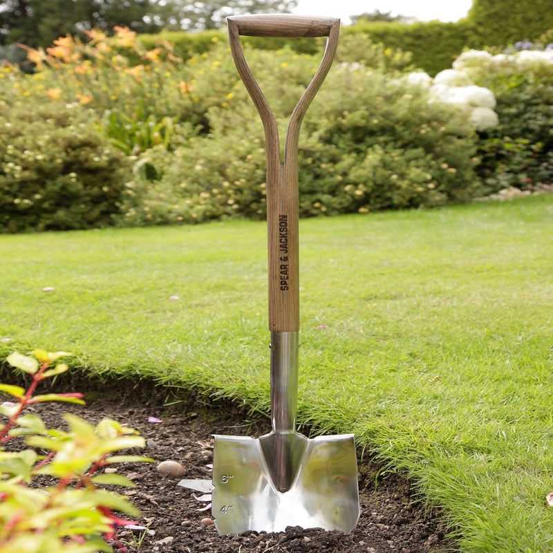 Spear  Jackson 4650PS Traditional Stainless Planting Spade, Brown - Image 4