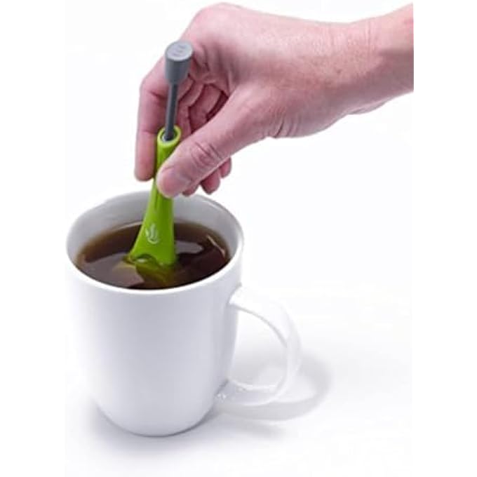Bukela Tea Infuser With Press Loose Leaf Strainer Diffuser Herbal Spice Stands In Cups Or Mugs Infuse Customize Taste Teas With Filter Strain For All Tea Types - Image 4
