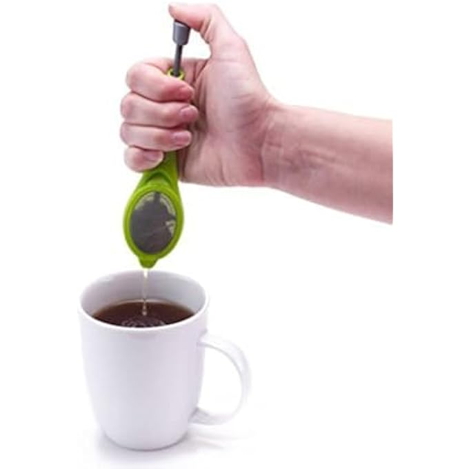 Bukela Tea Infuser With Press Loose Leaf Strainer Diffuser Herbal Spice Stands In Cups Or Mugs Infuse Customize Taste Teas With Filter Strain For All Tea Types - Image 5