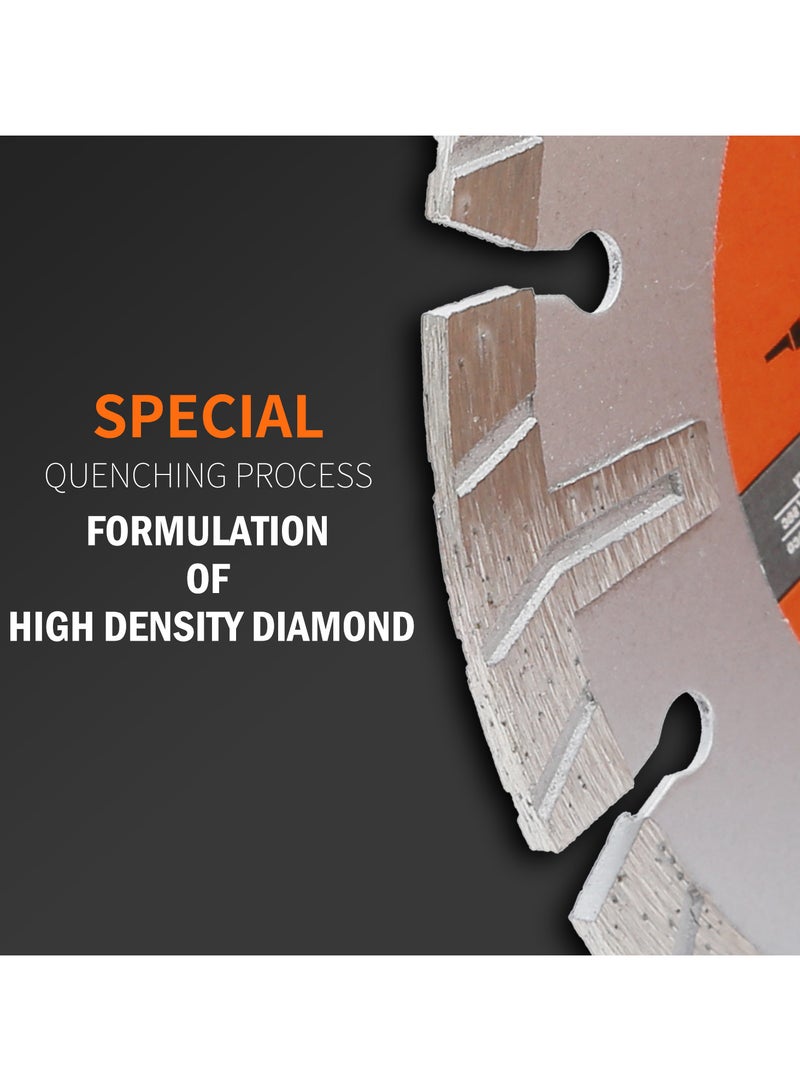 KSEIBI Sintered Diamond Discs/T Super Turbo 115x22.2MM – High-Speed Cutting Blade for Concrete, Stone & Masonry - Image 5
