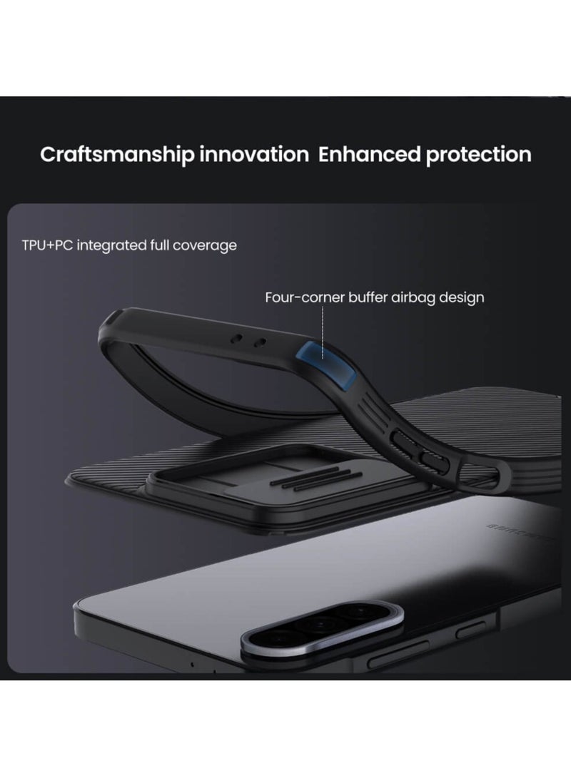 Nillkin Case for Samsung Galaxy A36 5G  Camshield Cover with Slide Camera Lens Protection Hard Back Shockproof TPU Bumper Protection Anti Fingerprint Soft Delicate Touch - Image 5