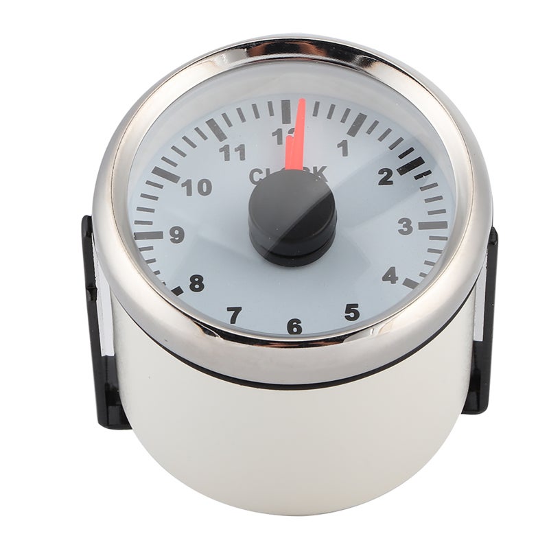 Dashboard Time Clock 52mm Clock Gauge for Auto Dashboard - 316L Stainless Steel Stepping Motor Car Clock Watch for Driving Safety - Image 2