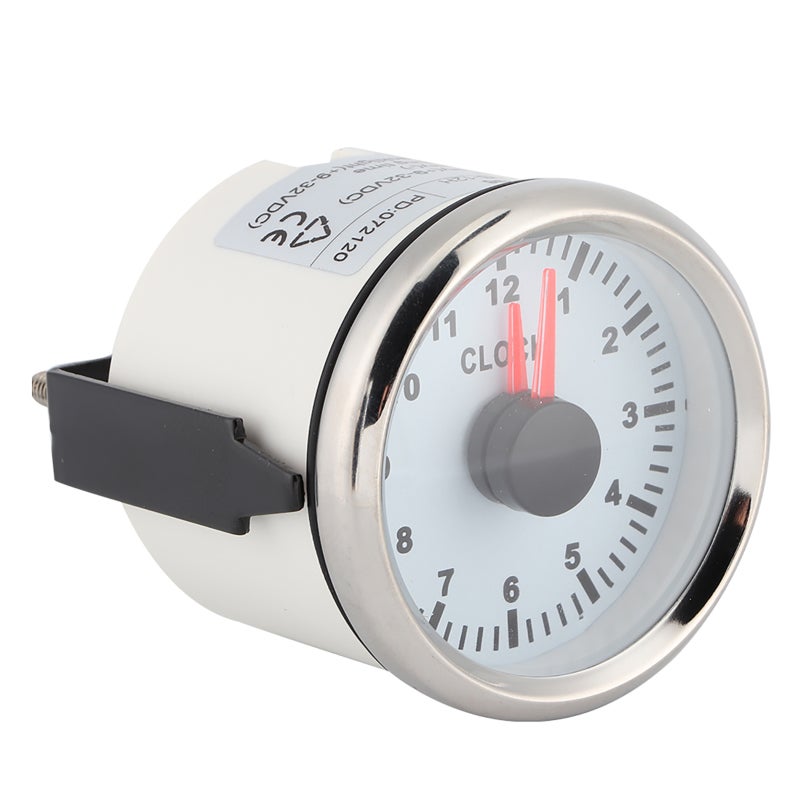 Dashboard Time Clock 52mm Clock Gauge for Auto Dashboard - 316L Stainless Steel Stepping Motor Car Clock Watch for Driving Safety - Image 4