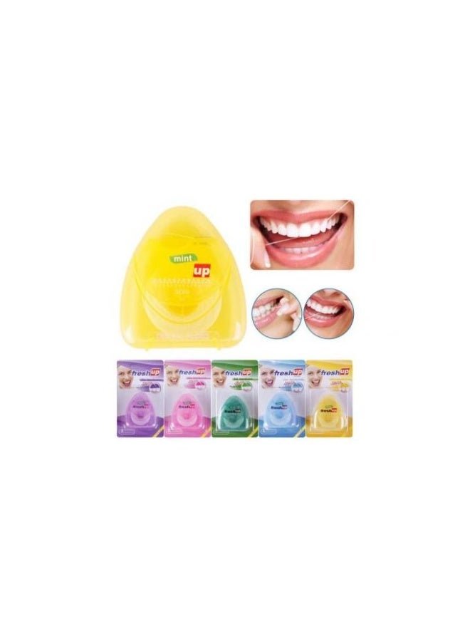 Fresh Up Dental Floss 50m - Essential for Complete Oral Hygiene, PURPLE.(2pcs) - Image 3