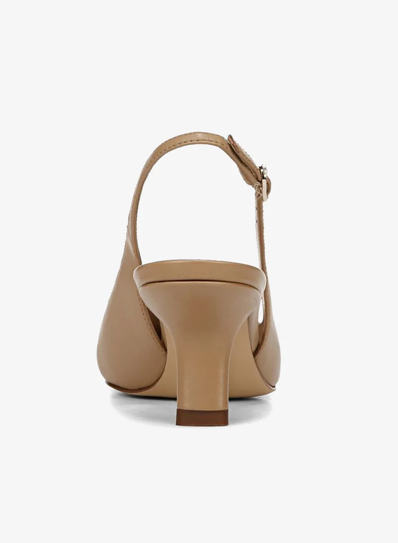 Sam Edelman BEIGE Bianka Slingback Pump for Women | Best Price UAE