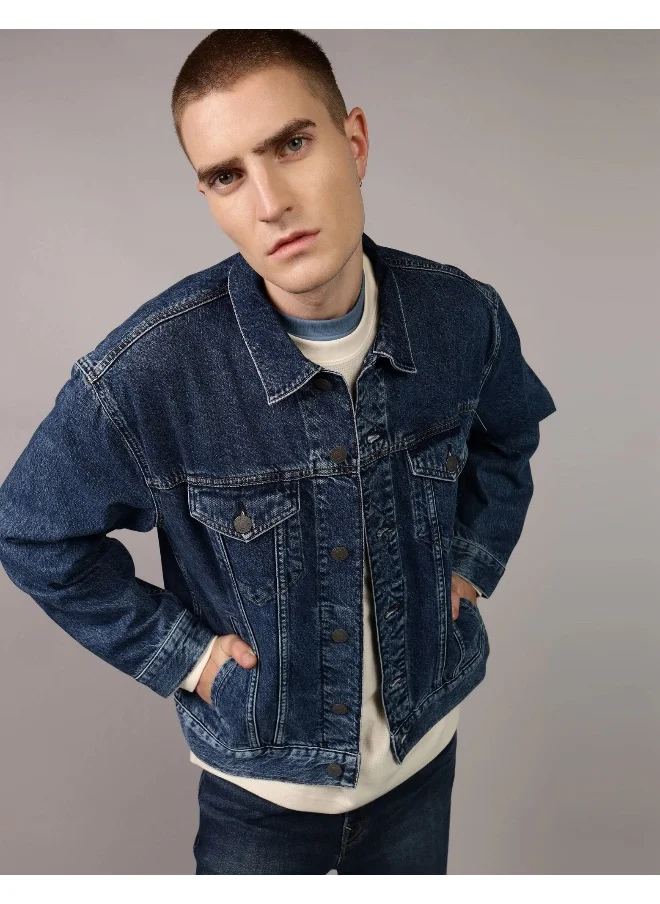 امريكان ايجل AE Denim Trucker Jacket