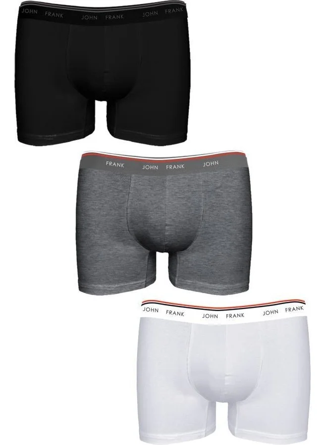 John Frank Men's 3-pack Boxer JF3BBR05