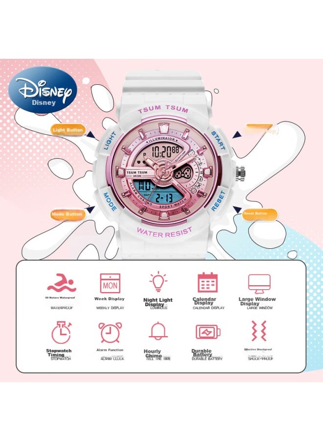 Disney X Song Song Co-Branded Sports Digital Watch, Multifunctional, Luminous, Waterproof, Watch For Students And Children, Birthday Gift - Image 4