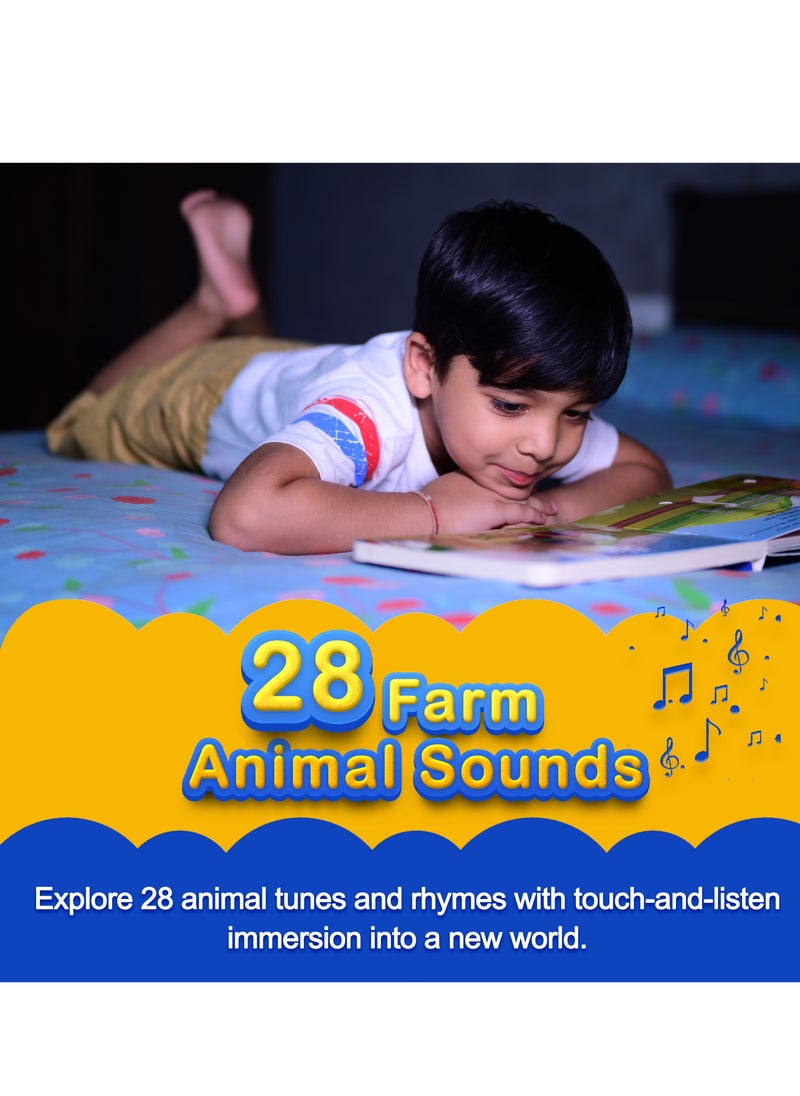 Kiddale Farm Animal Rhymes Musical Sound Book for Ages 1 and Up  - Image 4