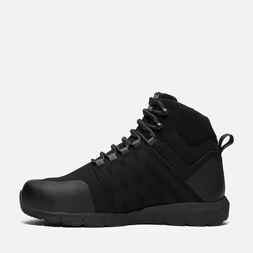 Timberland PRO Mens Radius Mid Internal Met Guard Composite Safety Toe Industrial Athletic Work Shoe Black 85M - Image 3