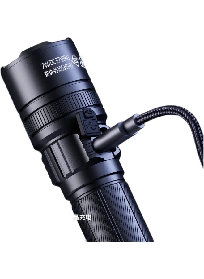 SupFire Flashlight, High Brightness, Long Battery Life, Long-Range, Military-Grade, Rechargeable, Compact, Outdoor, Cycling, Illumination, Home Use, Emergency Special Light - Image 2