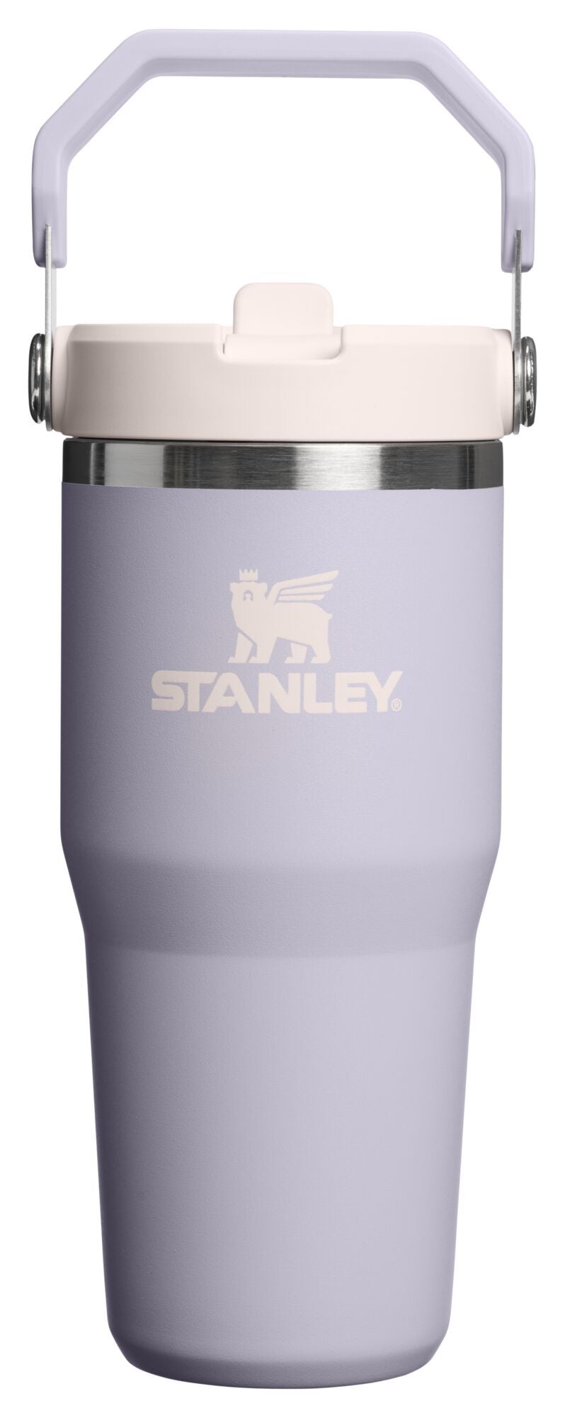 Stanley 410ml / 14oz - 18/8 Stainless Steel - IceFlow Flip Straw Tumbler - Purple Dust - Image 1