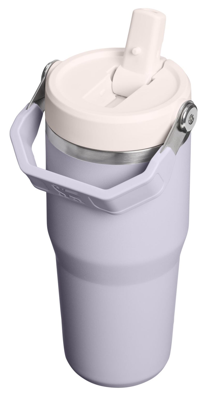 Stanley 410ml / 14oz - 18/8 Stainless Steel - IceFlow Flip Straw Tumbler - Purple Dust - Image 2