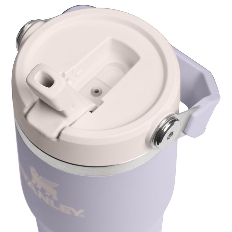 Stanley 410ml / 14oz - 18/8 Stainless Steel - IceFlow Flip Straw Tumbler - Purple Dust - Image 3