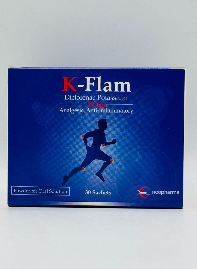 K Flam K-Flam 50mg Powder for Oral Suspension – 30 Sachets