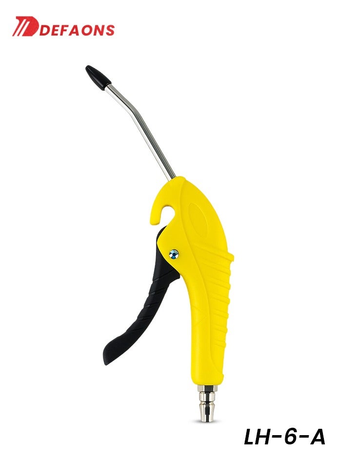 DEFAONS Dust Blow Gun High Pressure Air Blower with Stainless Steel Nozzle, Ergonomic Handle, Energy Saving Piston Design, Multipurpose Cleaning Tool for Car Engine, Workshop, Woodworking, Industrial Machines, LH-6-A - Image 1