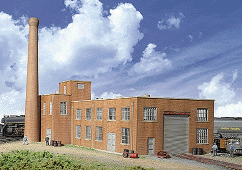 Walthers Cornerstone Series Kit HO Scale Machine Shop Grey - Image 1
