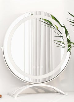 ETG Vanity Mirror with Lights, 40cm Makeup Mirror with Lights, Smart Touch Control 3 Colors Dimmable Vanity Mirror, 360°Rotation Round Vanity Mirror for Bedroom, Bathroom  - Image 1