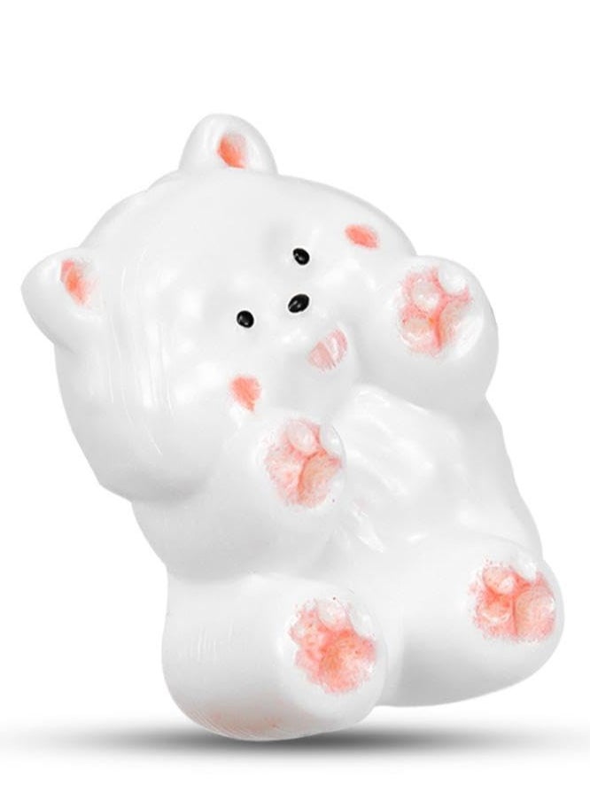 NajmStyle 2 Pack Handmade Taba Squishy Cute Animals Toy , FuFu Kawaii Cat Dog Squishies, Sticky Squishy YoYo Squishy, Kitty Paw Squeeze Toys, Pinch Family Funny Fidget Toys Novelty Things for Anxiety  - Image 1