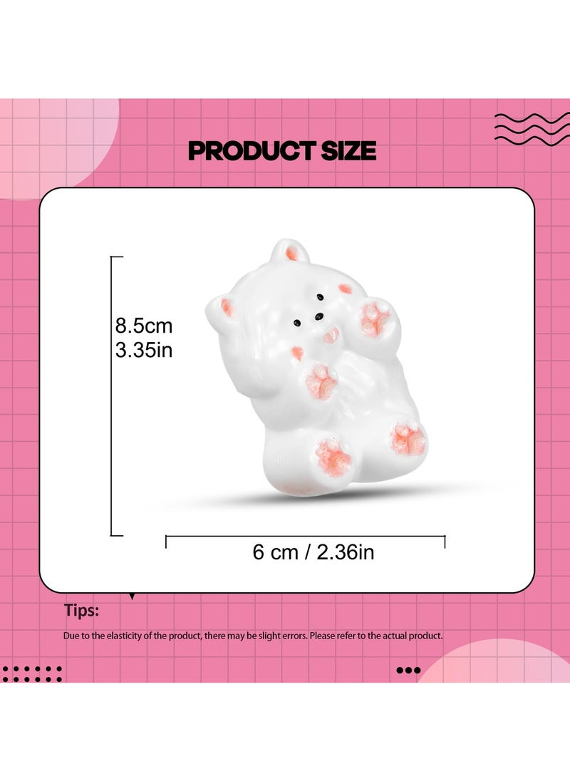 NajmStyle 2 Pack Handmade Taba Squishy Cute Animals Toy , FuFu Kawaii Cat Dog Squishies, Sticky Squishy YoYo Squishy, Kitty Paw Squeeze Toys, Pinch Family Funny Fidget Toys Novelty Things for Anxiety  - Image 4