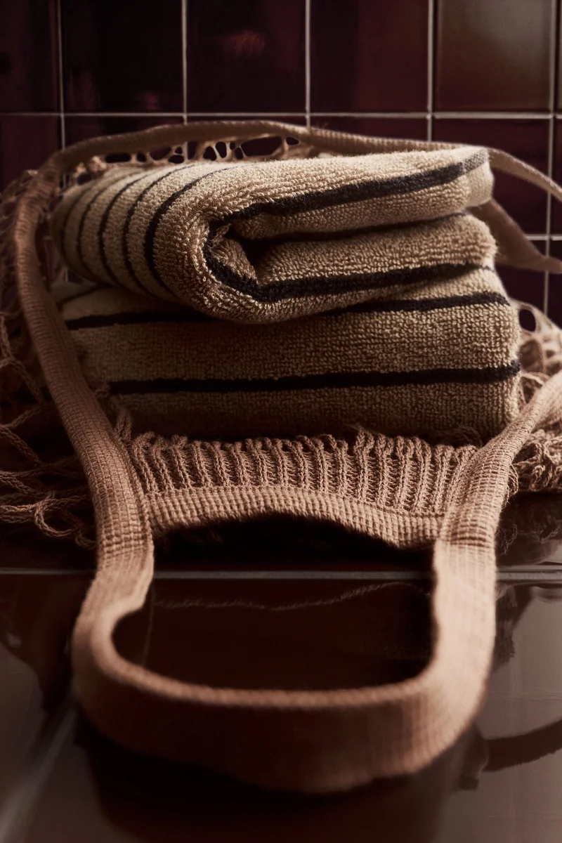 H&M Striped guest towel