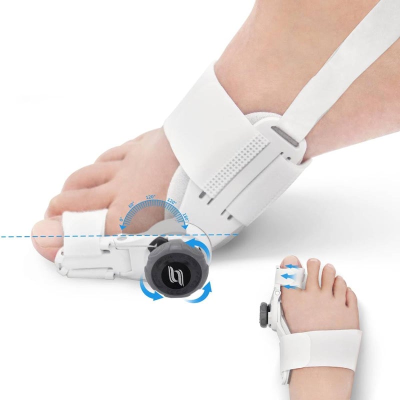 M'AYCREATE ® Bunion Thumb Corrector Adjustable Bunion Corrector for Women Men Toe Separator with Rotating Knob Durable Splint Suitable for Left & Right Foot - Image 1