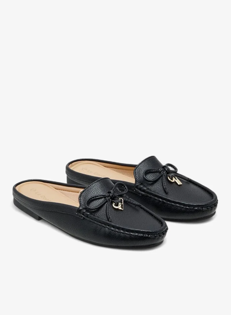 Le Confort Women's Bow Accent Slip-On Mules
