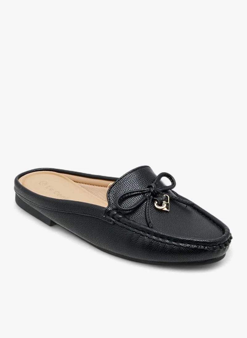 Le Confort Women's Bow Accent Slip-On Mules