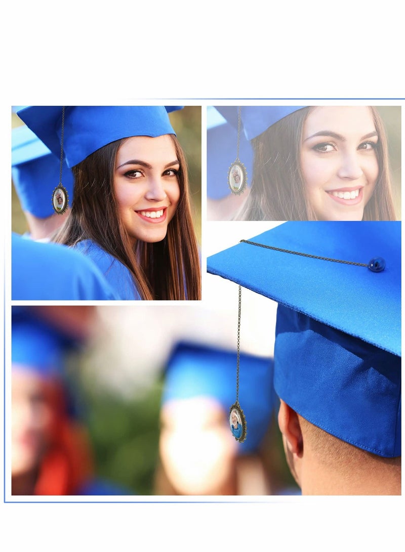 Y&D Graduation Cap Tassel, 4 Pcs Memorial Photo Charm Gift DIY in Memory Charms for and Gown Ceremony Picture Decorations - Image 4