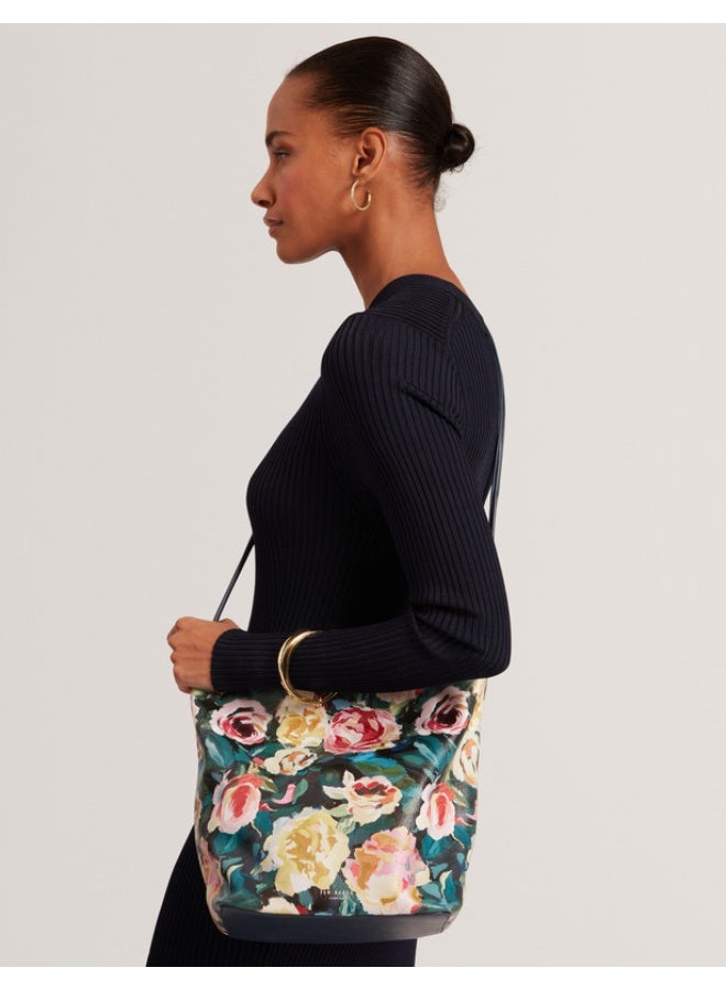 Ted Baker Thin Strap Medium Printed Floral Bag - Image 2