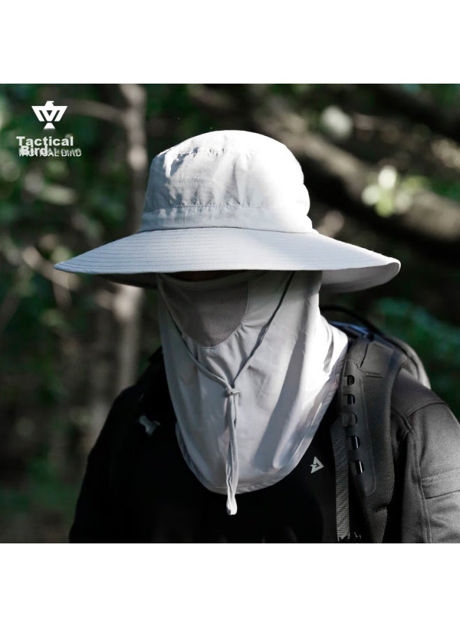 Tactical Bird Zhanshuniao Ice Spear | Real Ice Silk Summer Outdoor Sun Protection Hat For Men, Sun Hiking Trekking Fishing Fisherman Hat - Image 4